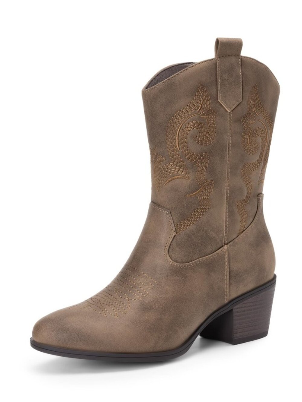 Mid Calf Cowboy Cowgirl Boots for Women